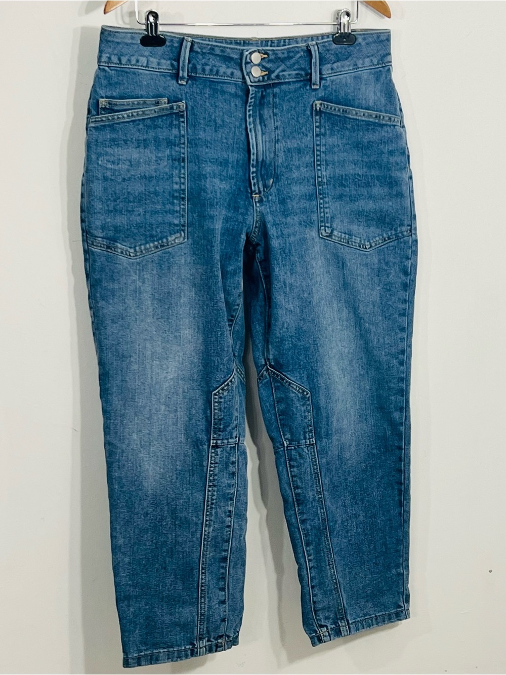 Sonoma Boot Cut Large Classic 5 Pockets Casual Everyday Jean Sz 16 Double Button
